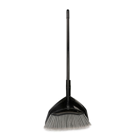New Dustpan and Brush Long Handle Broom for Cleaning Sweeping Black White UK 