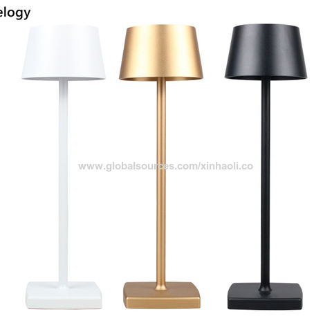 Luxury Rechargeable Batteries Desk Lamp, Lux Led Dimmable Desk Table Lamps