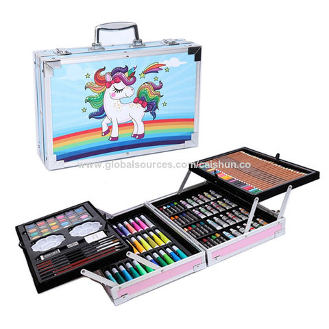 Buy Wholesale China Kids Art Painting Set Color Pencil Aluminum Box Drawing  Kit Crayon Watercolor Pen Stationery Gift & Art Painting Set Drawing Kit at  USD 9.8