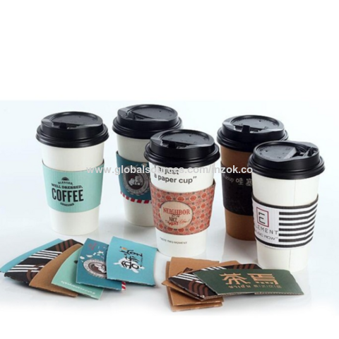 SGS BPI FDA CE Custom disposable biodegradable double wall coffee hot ...