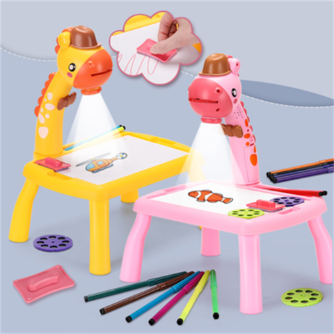  Drawing Projector Table for Kids, Trace and Draw Projector Toy  Handbag Design Smart Projection Drawing Board Early Learning Educational  Toy Painting Drawing Table for Kids Boys Girls (Pink) : Toys 
