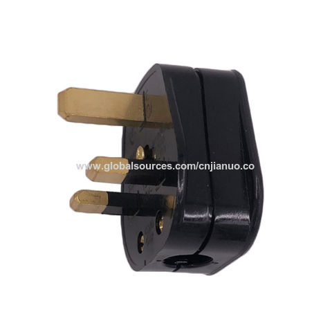China BS UK fused 3 pin 13A assembly power plug rewireable on Global ...