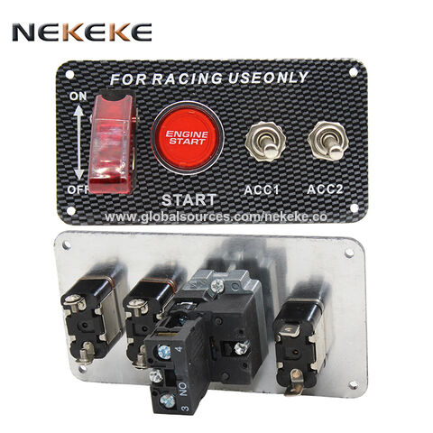 China NEKEKE Race Car Ignition Accessory Engine Start Push Button