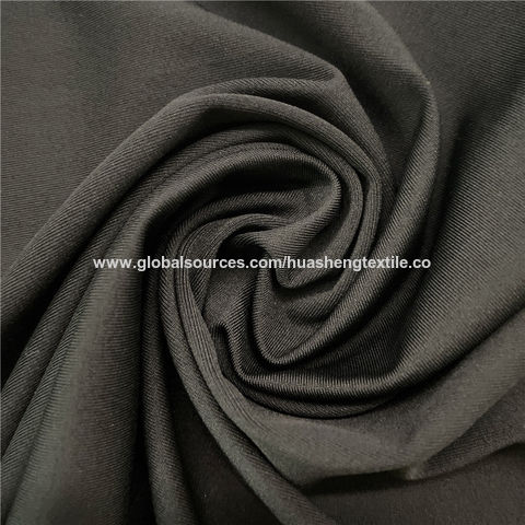 High Elastic Stretch Solid Plain Dyed Cationic Melange Polyester