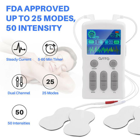 Buy Wholesale China Mini 25 Massage Modes Profesional Body Pain Relief Therapy  Device Ems Muscle Stimulator Machine Tens Unit & Tens Unit at USD 13
