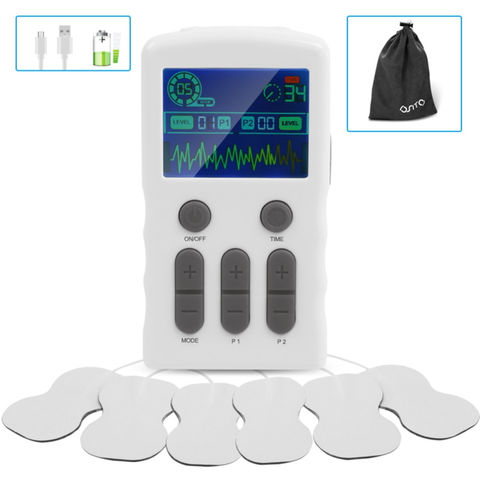 DIGITAL TENS STYLE LOW FREQUENCY THERAPY MASSAGER MACHINE MASSAGE PADS