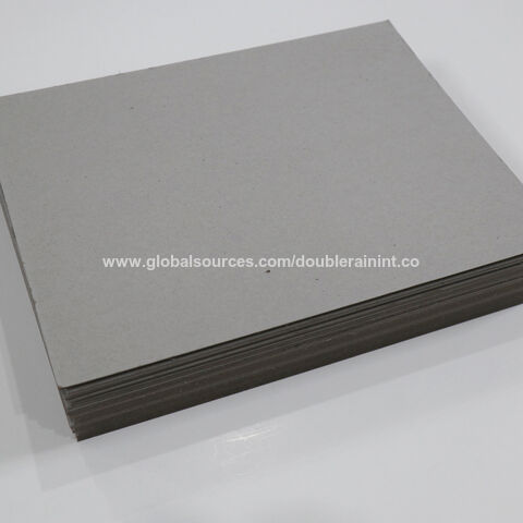 Buy Wholesale China Thick Grey Chip Board 1.3mm Carton Paper