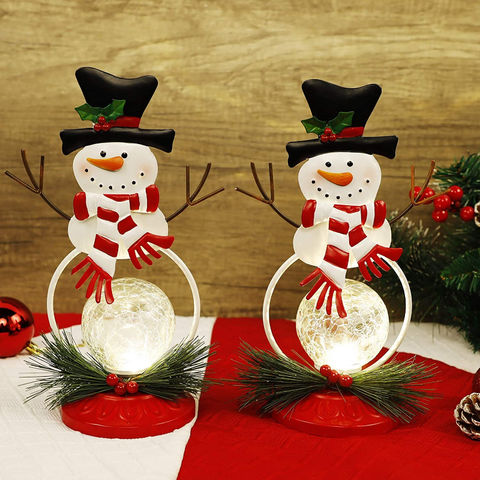 Buy Wholesale China Christmas Decorative Lights,snowman Ornaments Tabletop,  Battery Operated Lights Decorative Led & Christmas Decorative Lights at USD  3
