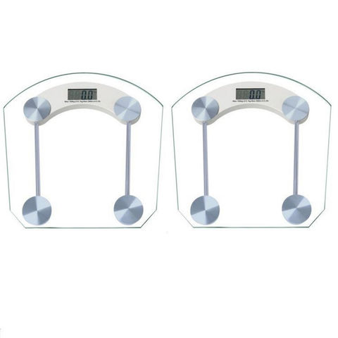 Glass Clear Digital Bathroom Scales for sale