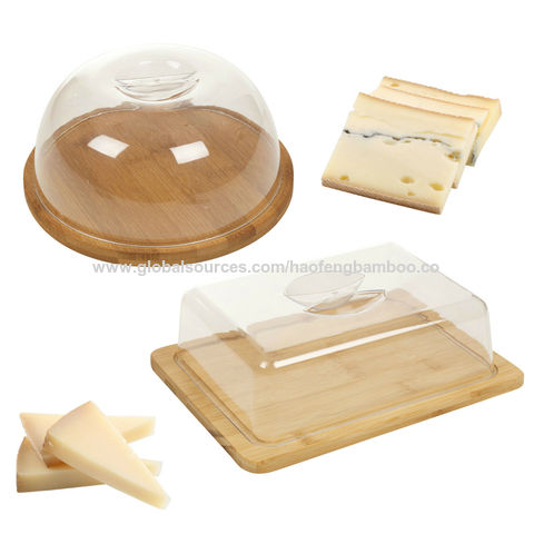 China acrylic wood cheese keeper factory and suppliers