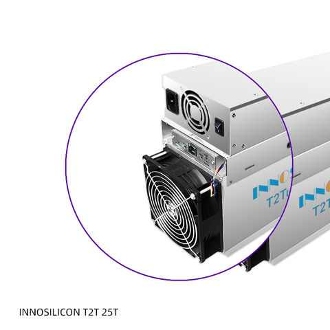 Buy Wholesale China Innosilicon T2th 25 Th/s Bitcoin Miner Machine 26t 27t  29-36t For Sle & T2t 25t at USD 7000 | Global Sources
