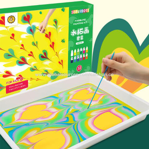 Buy Wholesale China Superdots Magic Art Toys Educational Multi Colors Water Marbling  Paint Kit Stationery Gift Sets & Children's Art Sets at USD 4.8