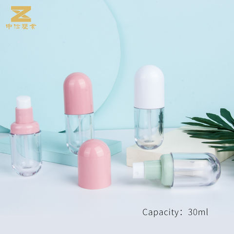 Unique Perfume Bottle 30ml As Capsule Shape Alcohol Cosmetic Spray