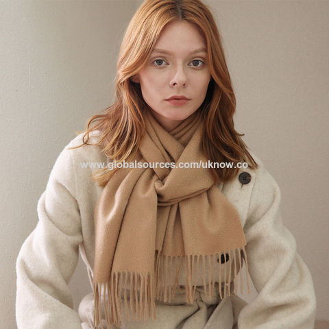 Große, weiche Kaschmir-ähnliche Pashmina-Schals und -Tücher für Damen, leichte Schals for sale at factory direct price