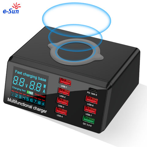 supply For Tesco】wireless 100w 8ports Multi Port Usb Fast