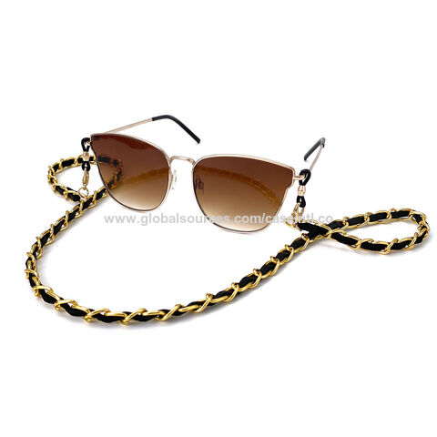 Buy Wholesale China Glasses Chain Holder For Women, Stylish Gold/black  Necklace Plated Reading Eyeglass Accessory Chain & Glasses Chain at USD  0.66