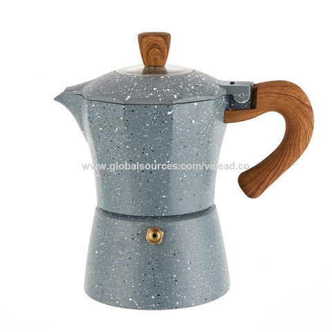 Aluminium Mocha Coffee Pot Tea Pot European Style Coffee Maker