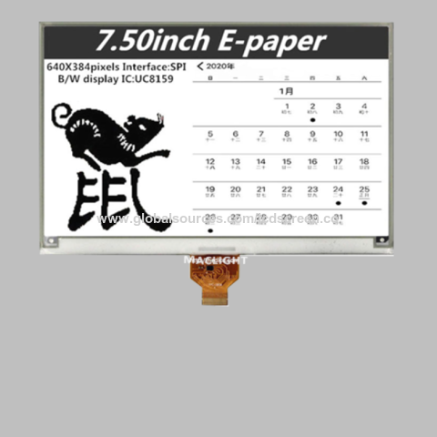 Buy Wholesale China 7.5 Inch Epaper Lcd Display Module 640x384 ...