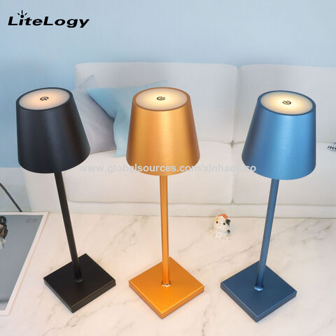 Lampe de table sans cordon - Lampe de table alimentée par batterie - Lampe  de table