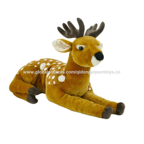 small plush deer toy new simulation sika deer doll gift about 60x50cm 