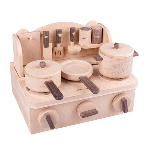 Buy Wholesale China Wooden Montessori Kids Kitchen Sets Simulation Toy  Children Cooking Mini Gas Stove Toys & Wooden Kitchen Toy at USD 50.65