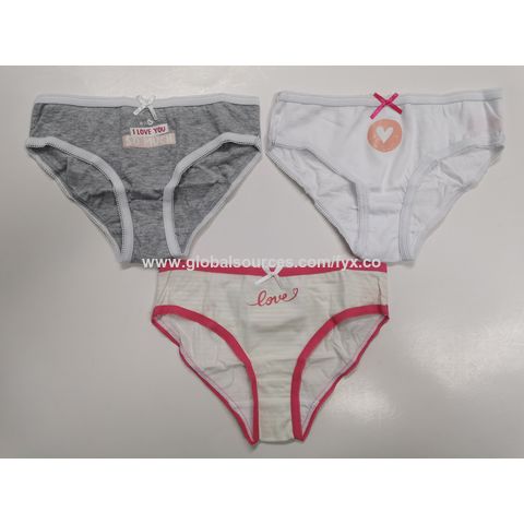 Little Girls Underwear Toddler Panties Kids Undies Soft 100% Cotton $1.6 -  Wholesale China Kids Girls Toddler Panties Soft at factory prices from  Quanzhou FYX Garments Co. Ltd