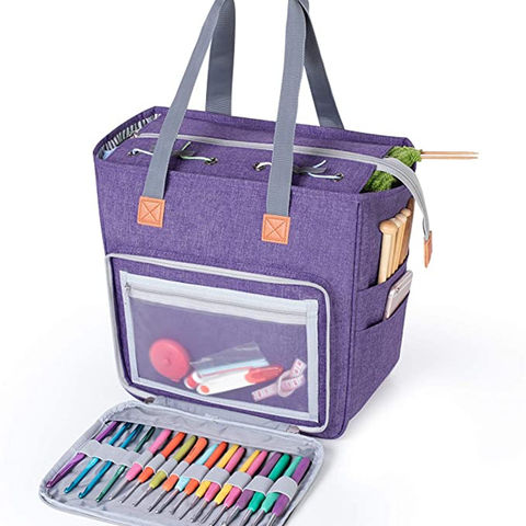 Buy Wholesale China Knitting Tote Bag Yarn Storage Bag For Carrying  Knitting Needles Crochet Hooks And Other Accessories & Yarn Storage Bag at  USD 5.2