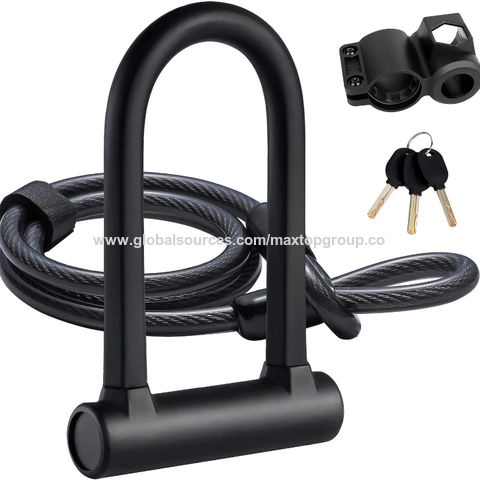 4ft Heavy Duty Security 5 Digit Combination Bike Cable Lock w/ Mounting Bracket