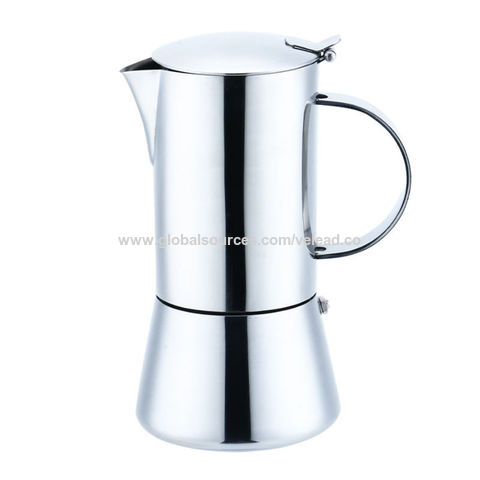 Buy Wholesale China Rida High Quality Moka Pot Coffee Maker New Italian  Style Stainless Steel Moka Coffee Pot & Coffee Maker at USD 2