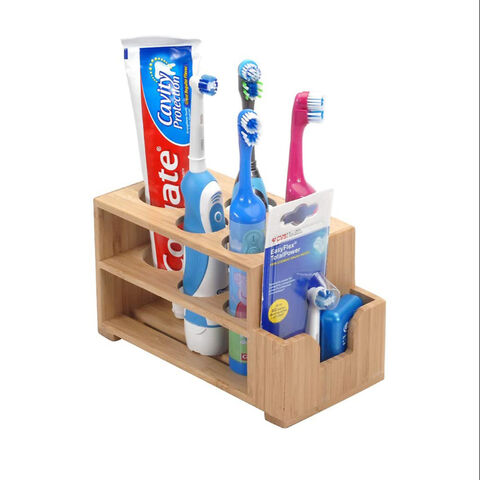 Toothbrush holder Electric toothbrush holder Bamboo Electric Toothbrush Holder 