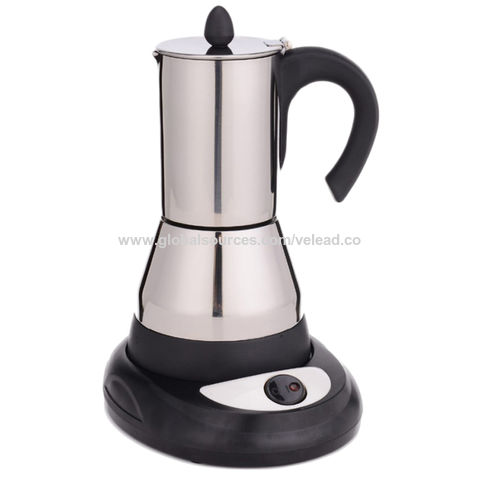 Double Tube 304 Stainless Steel Coffee Pot Moka Pot Italian Coffee Pot  Espresso Mini Hand Pour Coffee Appliance Pot Kitchen Tool