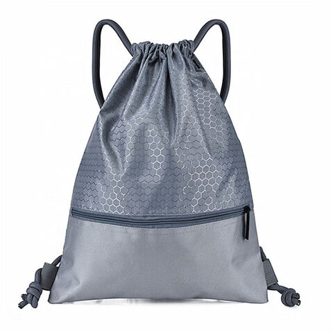 Bolsa de poliéster con cordón promocional de gran venta para niños, mochila impermeable personalizada con cordón for sale at factory direct price
