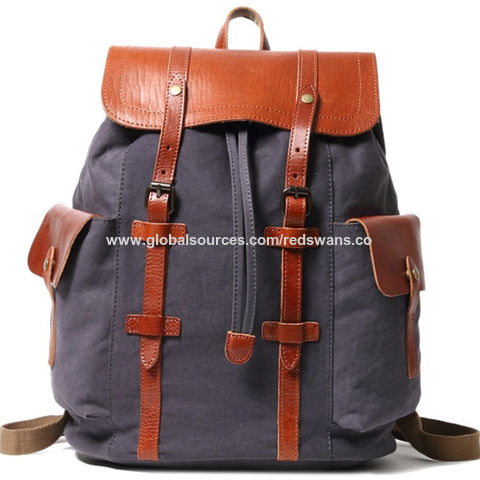 leather tactical backpack