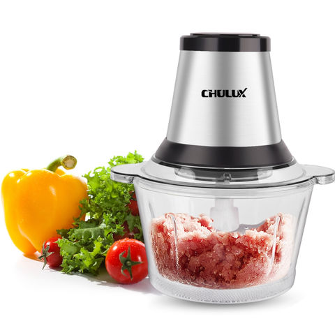Buy Wholesale China Factory Electric Meat Grinder 2l Food Processor  Stainless Steel Meat Chopper & Meat Grinder at USD 9
