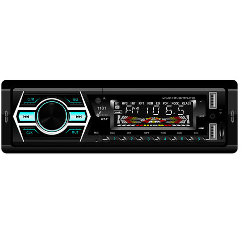 Autoradio Bluetooth vintage, lecteur MP3, USB, AUX, audio stéréo