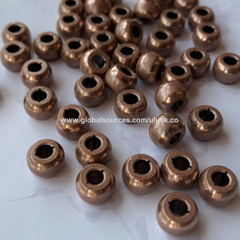 Ochoos 51021mm Copper Base Powder Metallurgical Parts Powder Metallurgy Oil Bushing Porous Bearing Sintered Copper Sleeve 