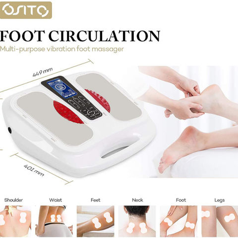 Shiatsu Infrared Electric Heating Foot Massage Equipment Vibrating Electric  Foot Massager - China Foot Massager, Massage Therapy