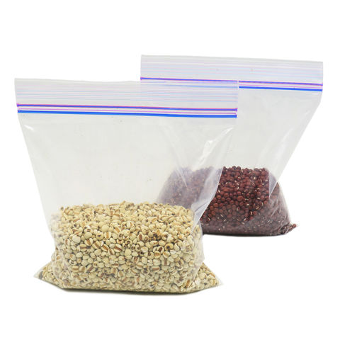 Reclosable Double Ziplock LDPE Plastic Bag Zipper Sandwich Bag - China Zip  Lock Bag, Food Freezer Bag