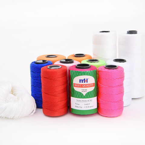 best rated twine for fishing nets Just Twisted Tarred Nylon Bank Line Twine, Black, 1lb Spool and holds knots well SEWOART 2rolls Fishing Net Repair