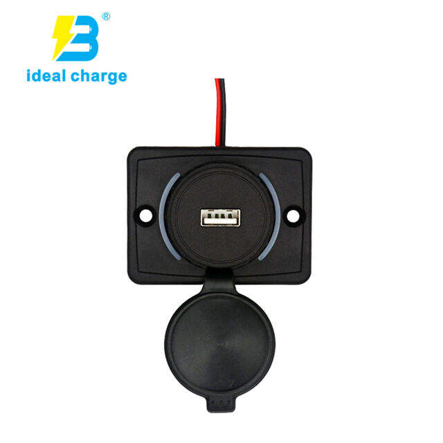 شاحن USB مزدوج للحافلات 12-24 فولت، تثبيت على اللوحة، 2.4 أمبير للهواتف المحمولة for sale at factory direct price