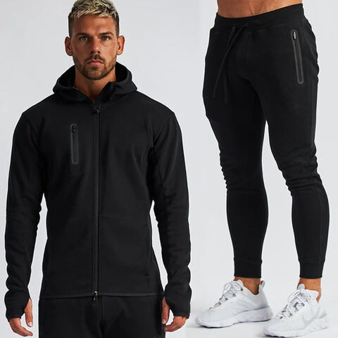Fashion Autumn and Winter Muscle Leisure Sports Fitness Clothing Men′ S  Hooded Pants Cotton Two-Piece Tracksuits - China Tracksuits Wholesale and  Sports Tracksuit price