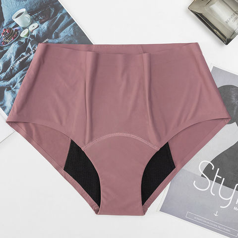 Buy Wholesale China Women's Period Underwear Women Incontinence Panties  Girl Menstrual Briefs Leakproof Seamless 4layers & Women Menstrual Underwear  at USD 3.29