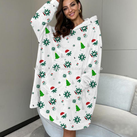 Sweat à Capuche avec Imprimé de Noël Amusant, Vêtements d'Intérieur en Gros for sale at factory direct price