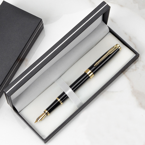 Juego de pluma estilográfica de regalo, pluma de firma para promoción de negocios, caja de regalo de Navidad, novedad de 2022
