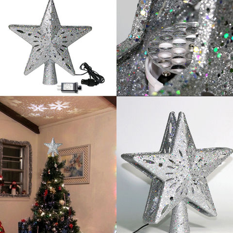 2022 A Led Treetop Star 3D Rotating Snowstorm Pentacle Pendant Projection Light Christmas Tree Light, Christmas Decorative Light Projection Light Christmas Led Light - Buy China Christmas Tree Lights On Globalsources.com