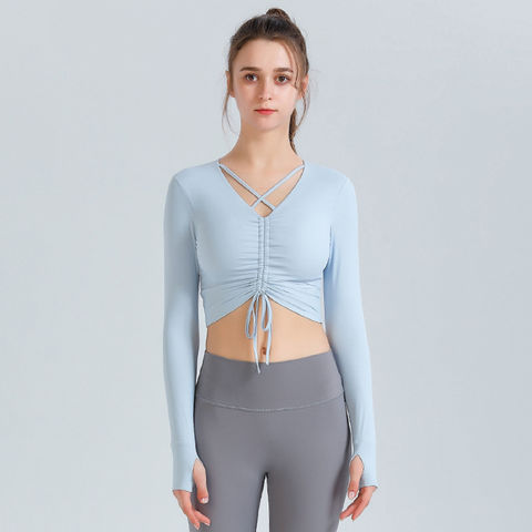 Buy China Wholesale Yoga Wear Tight Blazer With Chest Pad For