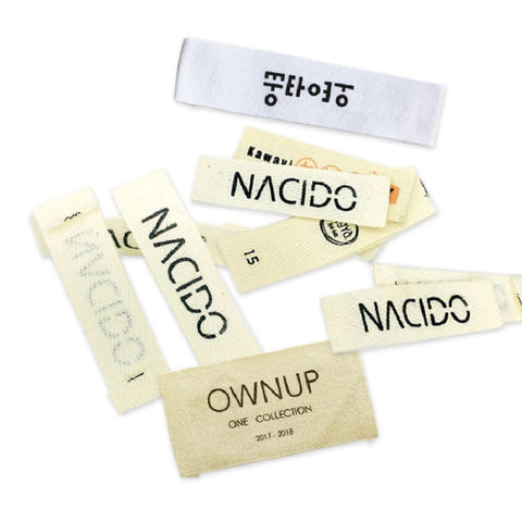 Custom Cotton Printed Labels & Tags