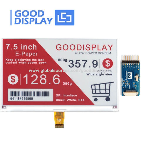 Eink Color Display Raspberry Pi Raspberry Pi 7.5 inch ePaper E Ink Color display with HAT adapter ...