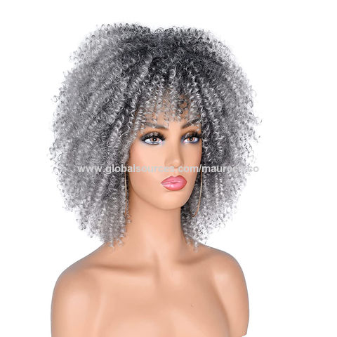 grey wigs for african american women