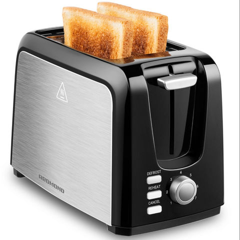 Buy Wholesale China Wide Slot 2 Slice Toaster With Warming Rack Mini 